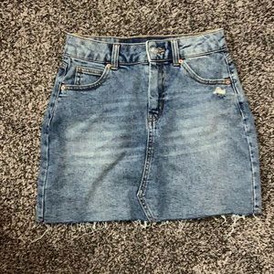 jean skirt